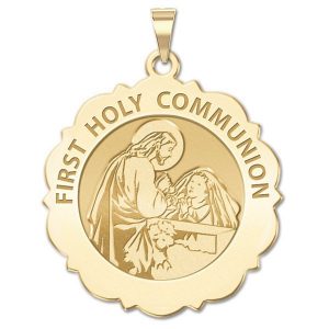 Genuflect First Communion Medal