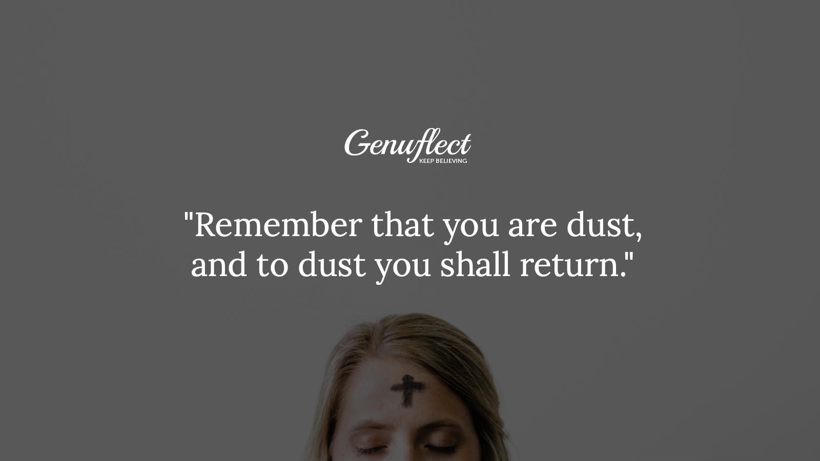 imposition of ashes ash wednesday forehead