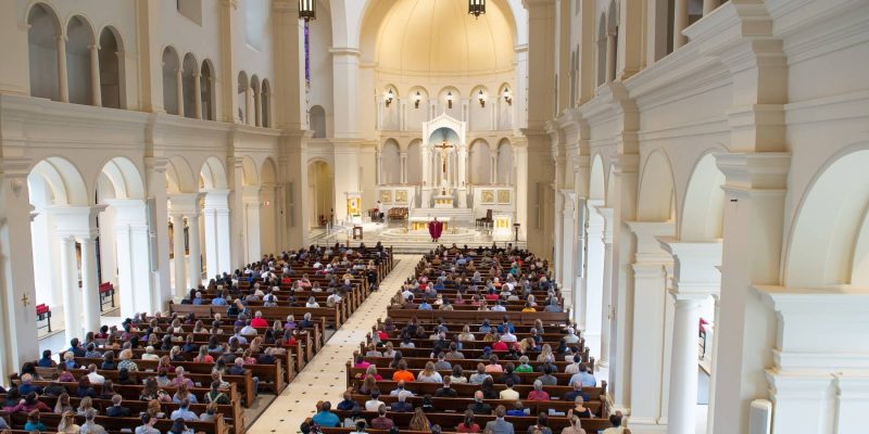 Catholic Mass in a Cathedral